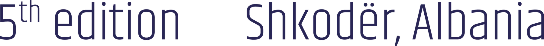 5th edition, Shkodër, Albania